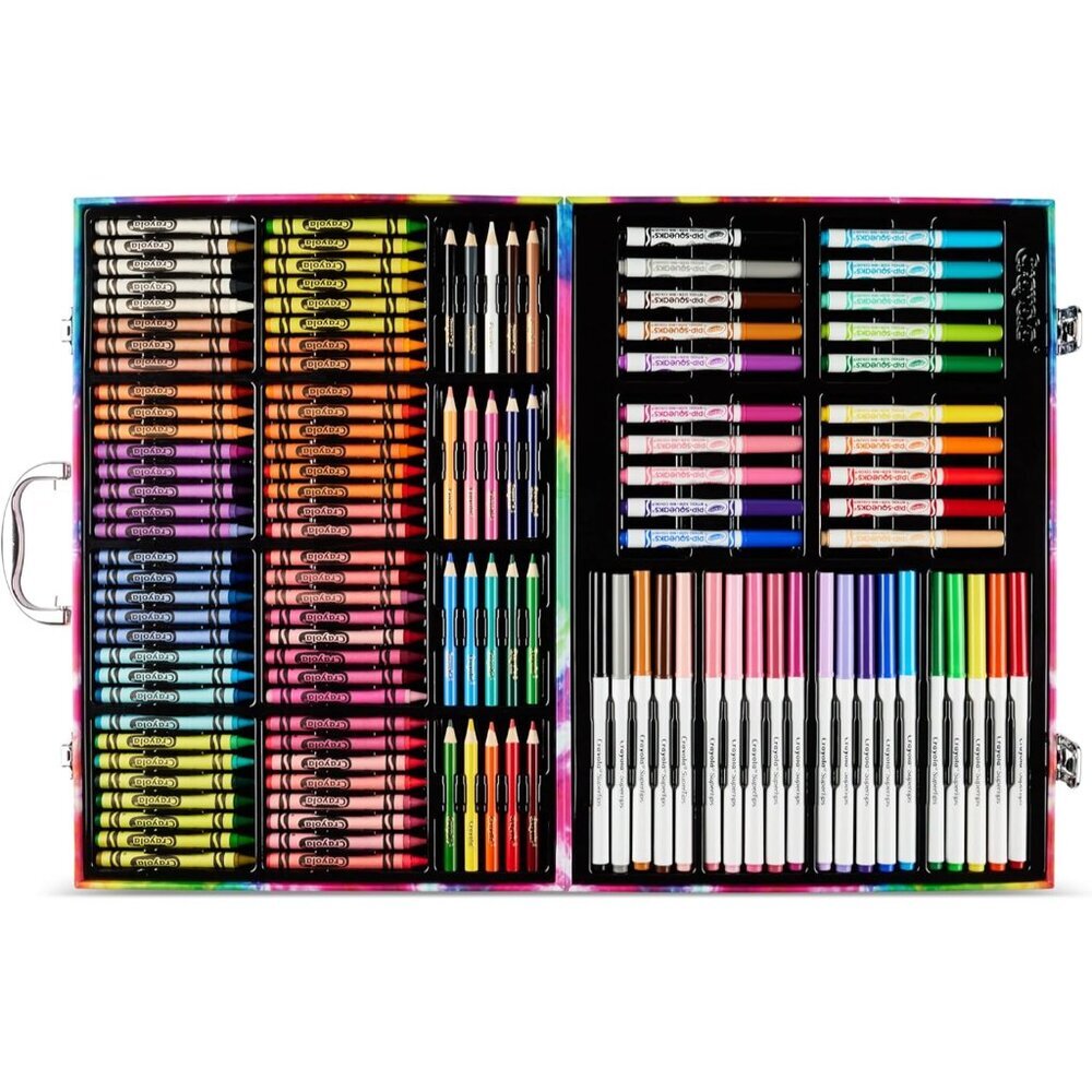 Inspiration Art Case Coloring Set - Tie-Dye 140ct, Art Supplies Set For Kids, Tr - Picture 6 of 11